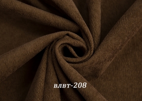 Микровельвет стрейч ВТ-208 Орехово-коричневый шир 1,50 - Интернет-магазин тканей "Сама-швея". Ткани для домашнего текстиля в розницу..