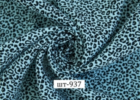 Штапель ШТ-937 Пятнышки на серо-голубом шир 1,45 - Интернет-магазин тканей "Сама-швея". Ткани для домашнего текстиля в розницу..