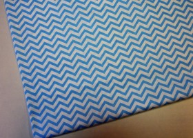 Хлопок сатин К-14 Зигзаг голубой шир 1,60 - Интернет-магазин тканей "Сама-швея". Ткани для домашнего текстиля в розницу..