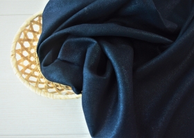 Лён с напылением 27847 Тёмно-синий шир 1,35 - Интернет-магазин тканей "Сама-швея". Ткани для домашнего текстиля в розницу..