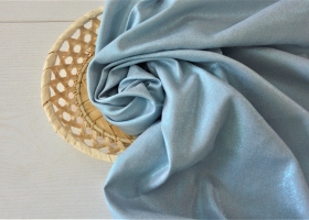 Лён люрекс 27847 Голубой шир 1,35 - Интернет-магазин тканей "Сама-швея". Ткани для домашнего текстиля в розницу..