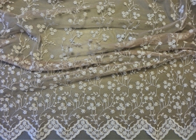 Сетка вышивка Грек Карнавал 2519 бежевый выс 2,80 - Интернет-магазин тканей "Сама-швея". Ткани для домашнего текстиля в розницу..